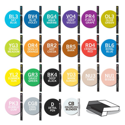 Chameleon Colour Tones 22 Pen Deluxe Set