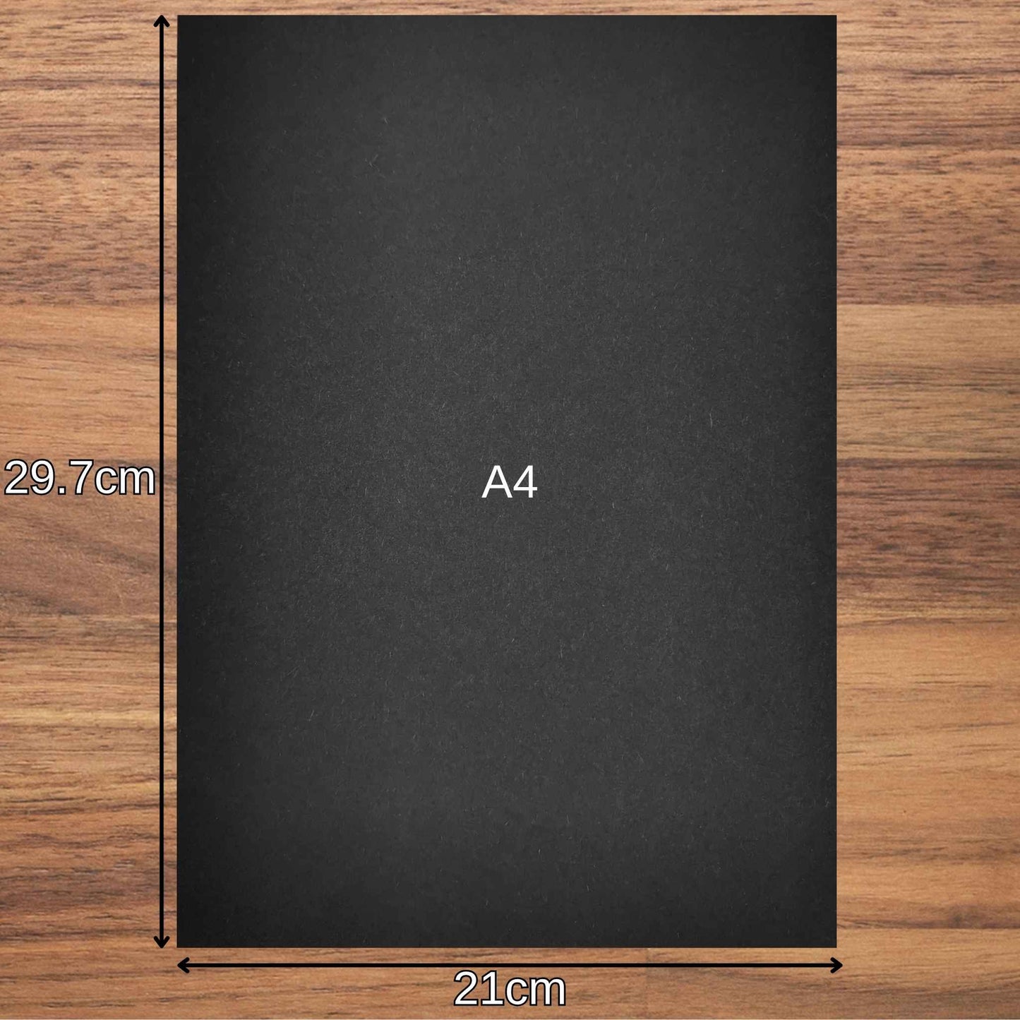 A4 Black Sugar Paper 100gsm