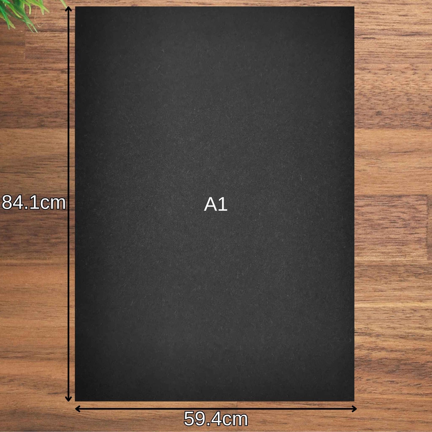 Recycled Black Sugar Paper A1 - 100gsm Craft Paper for Art, Drawing, and School Projects