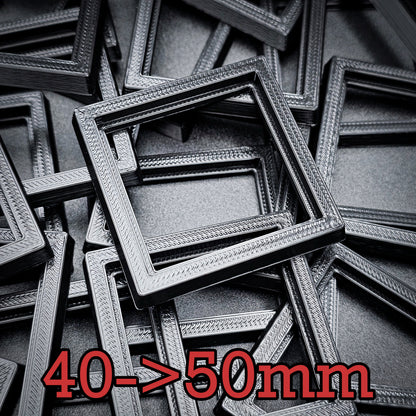 40 to 50mm Square Bases Converters 3d Print