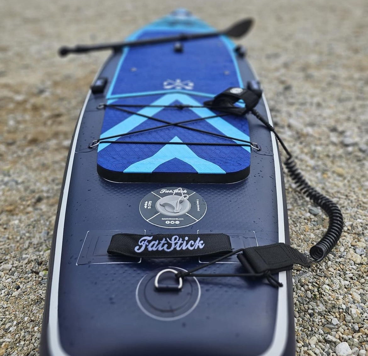 FatStick 12'6 Inflatable Touring Paddle Board SUP Package | With Seat
