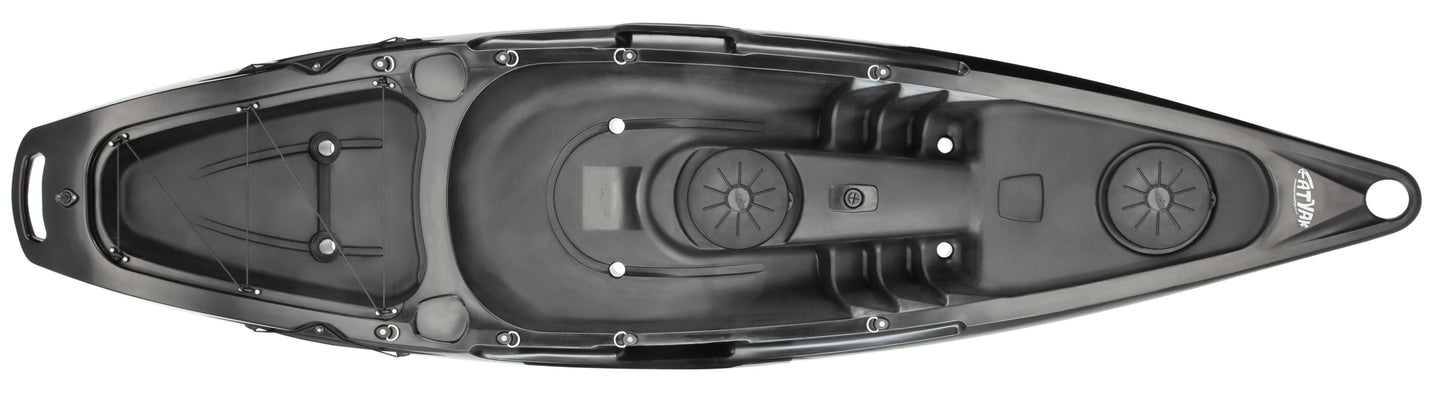 Kaafu Eco Fishing Kayak | 100% Ocean Plastic | Black | Complete Package