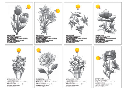 Chameleon Color Cards  - Flowers (16 Pack)