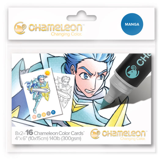 Chameleon Color Cards  - Manga (16 Pack)