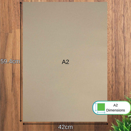 A2 Grey Sugar Paper Recycled 100gsm