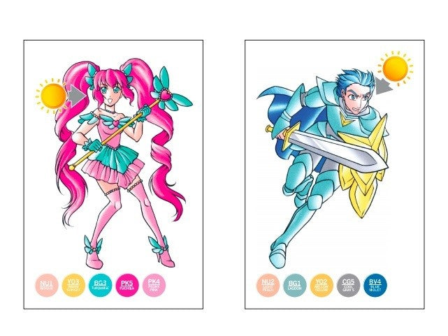 Chameleon Color Cards  - Manga (16 Pack)