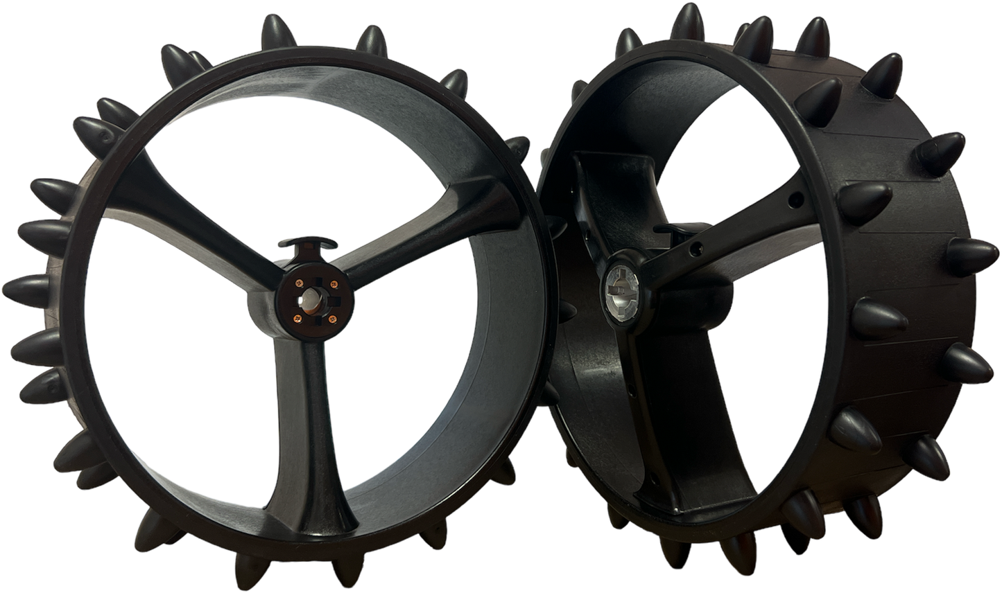 Hedgehog Motocaddy and Powerbug DHC Compatible Golf Trolley Wheels