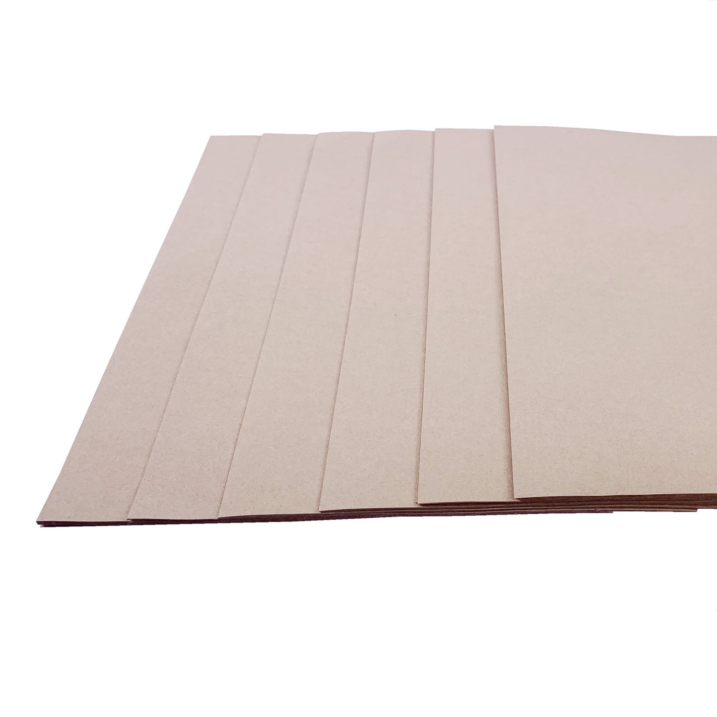 A3 Kraft Paper 100gsm - 100% Recycled Brown Paper for Art, Craft and Menus
