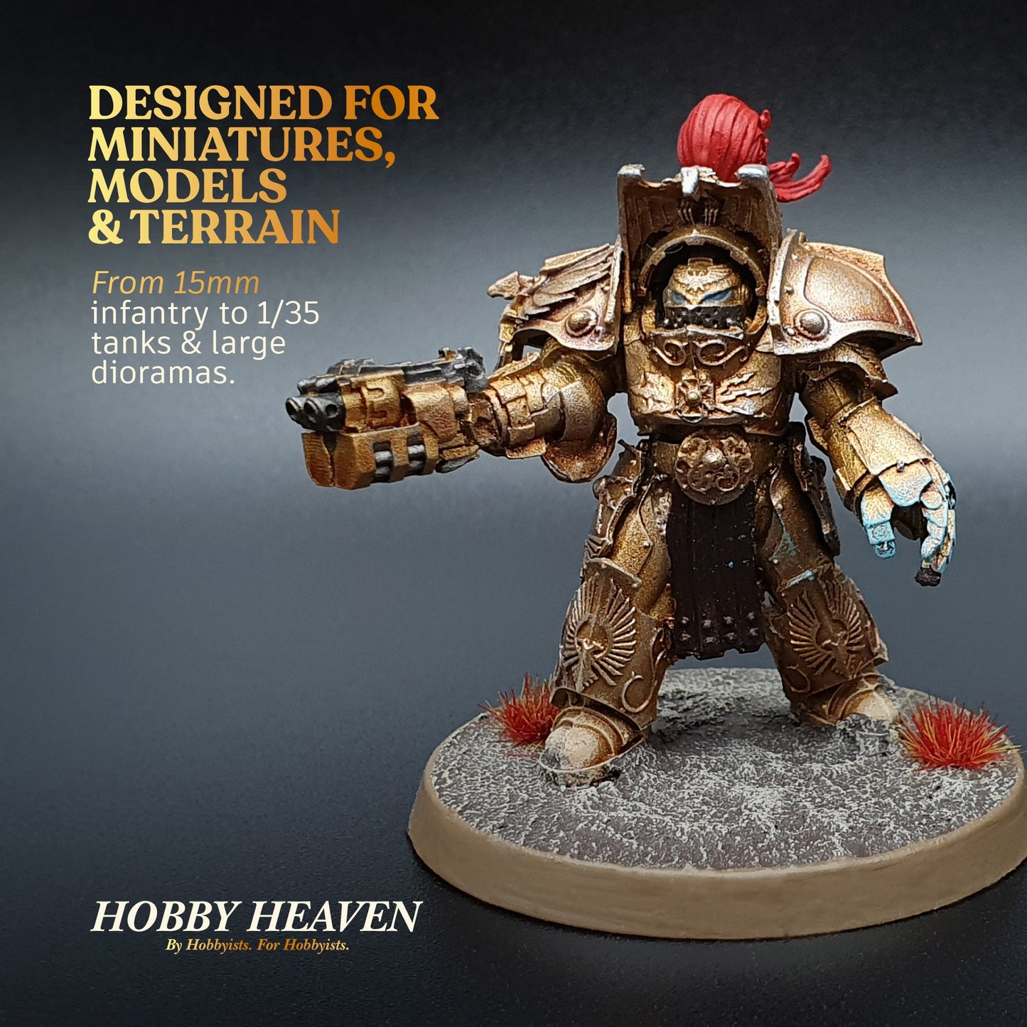 Hobby Heaven Dry Brush — Goat Hair Domed