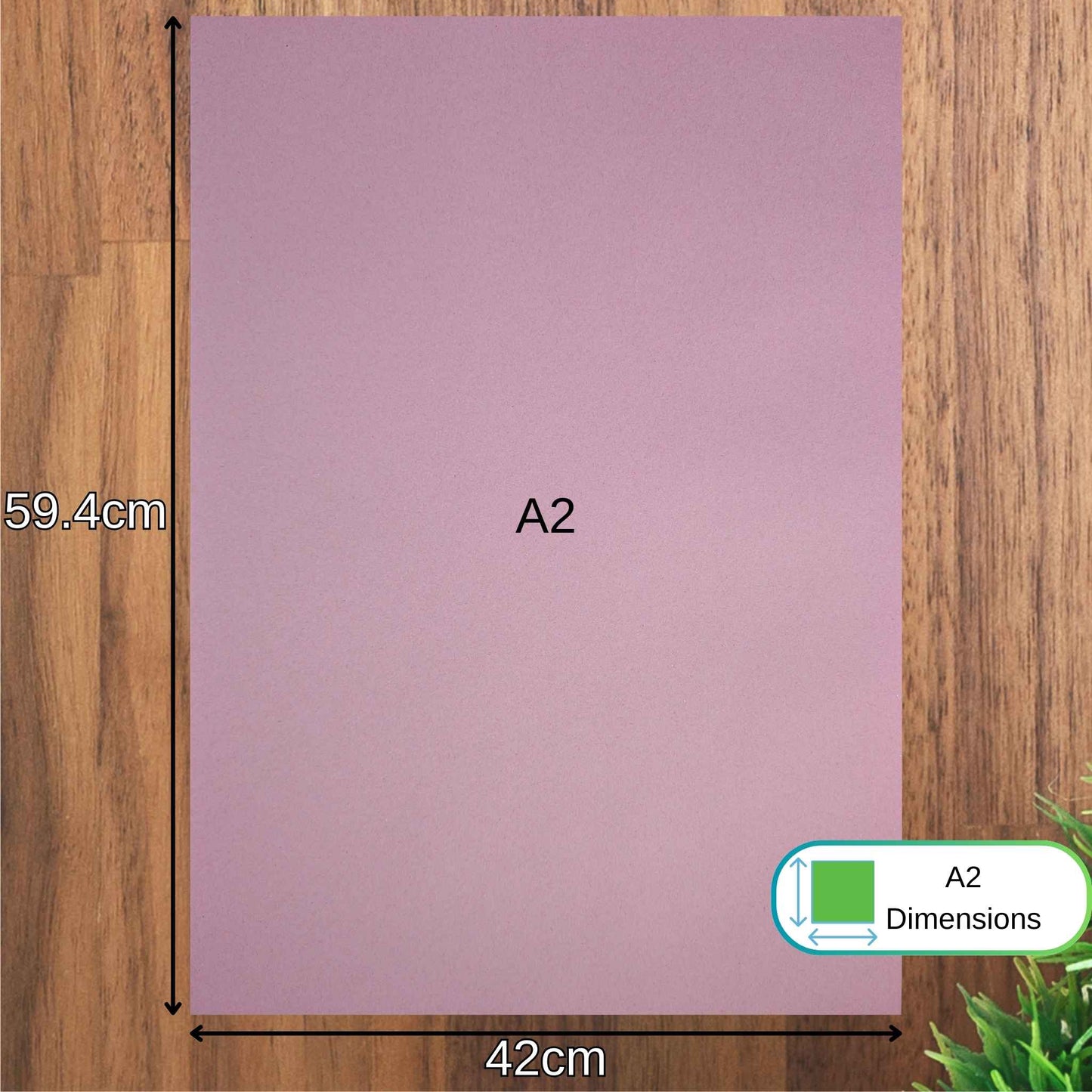 A2 Lilac Purple Sugar Paper Recycled 100gsm