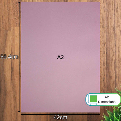 A2 Lilac Purple Sugar Paper Recycled 100gsm