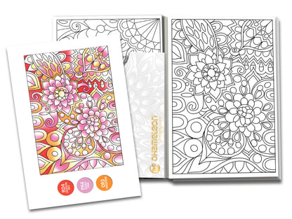 Chameleon Color Cards  - Floral Patterns (16 Pack)