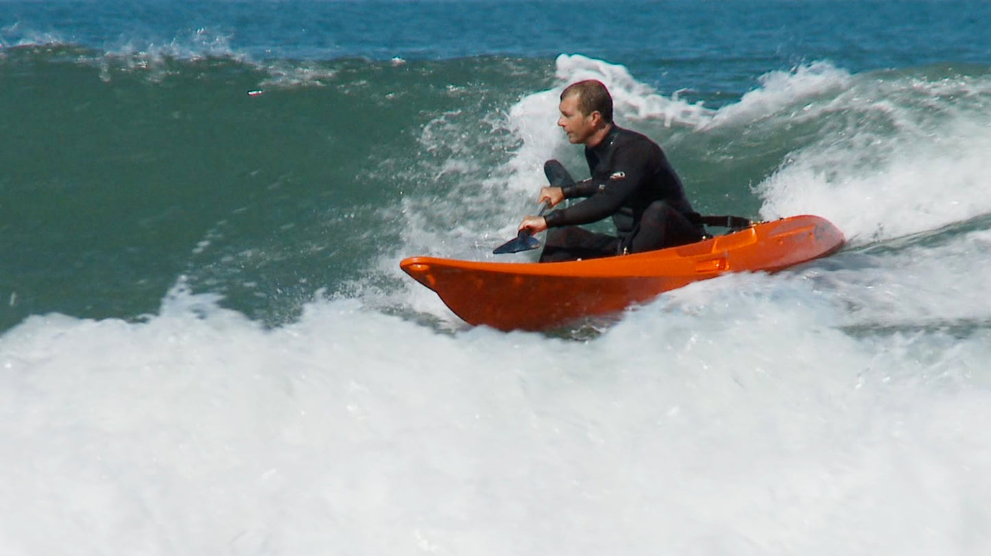 Surf Eco Kayak | 100% Ocean Plastic | Black | Agile & Fun