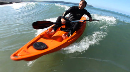 Surf Eco Kayak | 100% Ocean Plastic | Black | Agile & Fun