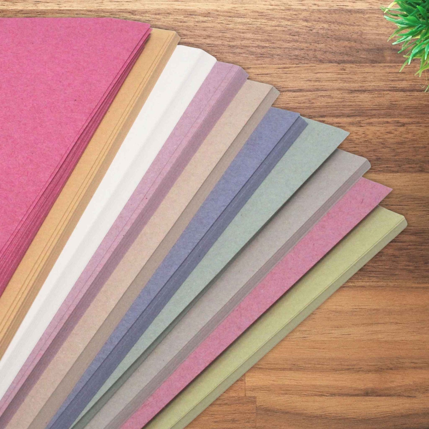 A2 Recycled Pastel Sugar Paper for Art and Crafts - 100gsm, Textured, Eco-Friendly