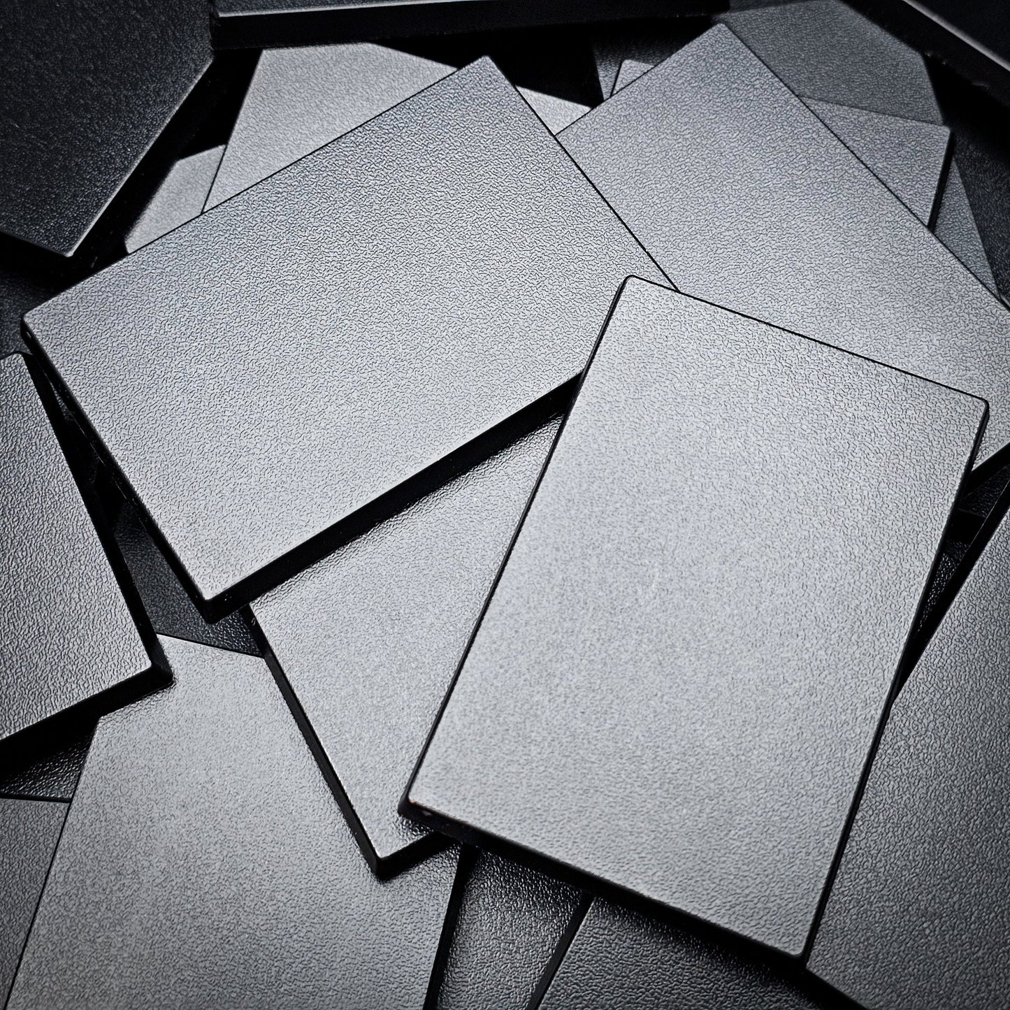50x75mm | 75x50mm Rectangular Plain Plastic Bases | Versatile Miniature Stands