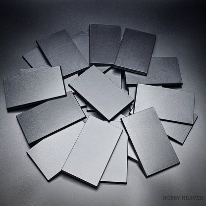 100x60mm Rectangular Plain Plastic Bases