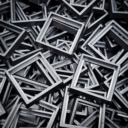 25–30mm Square Base Adapters | Injection Moulded | No Rebasing Required | Fits Popular Fantasy Miniatures