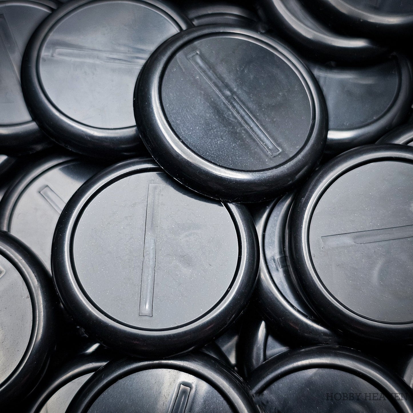 30mm Wide Lip Round Plastic Bases