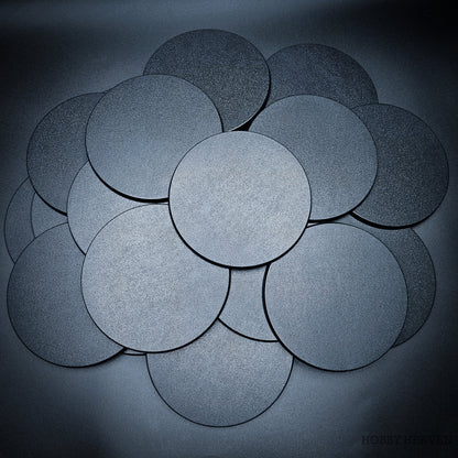 130mm Round Plain Plastic Bases