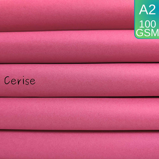 A2 Bright Pink Sugar Paper Recycled 100gsm