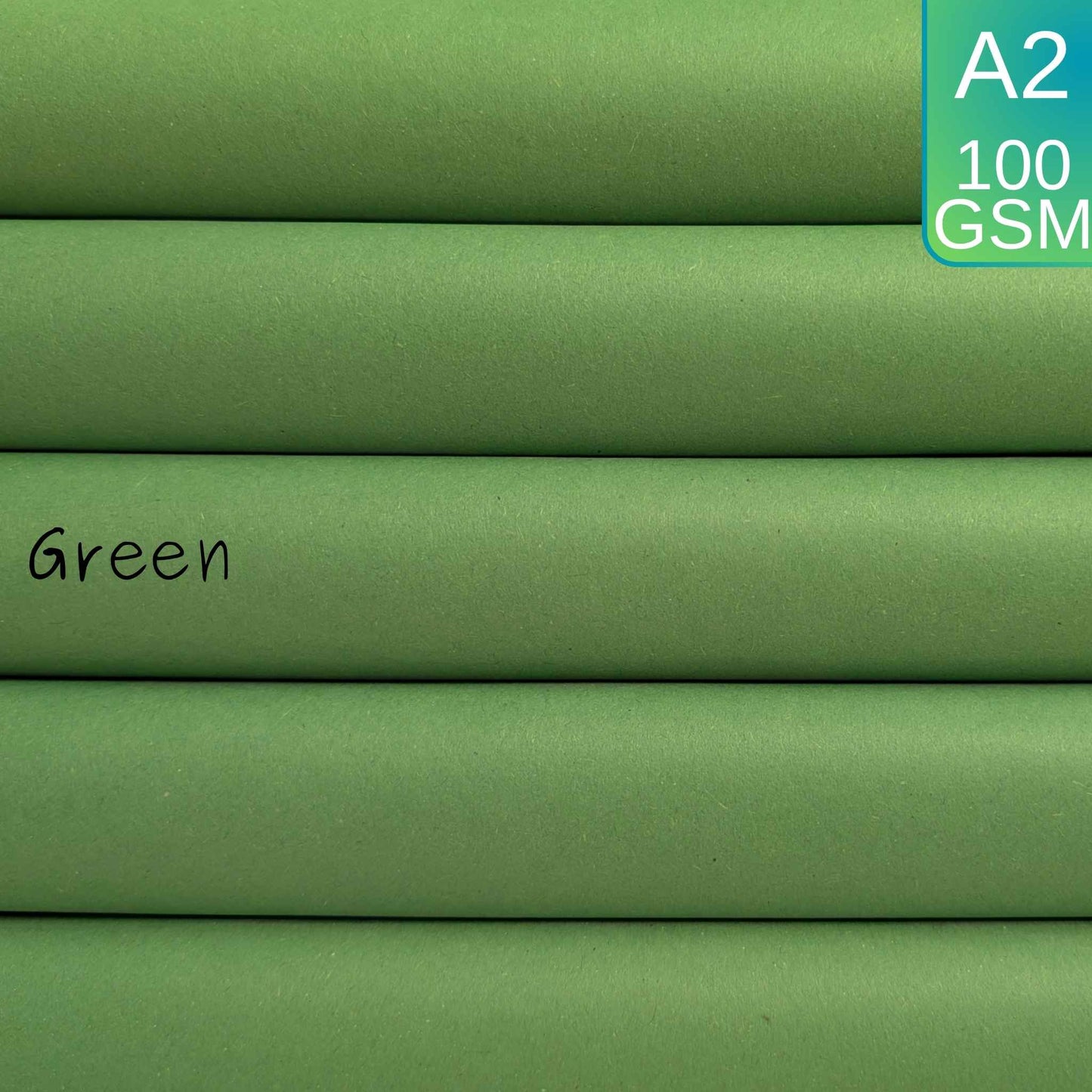A2 Green Sugar Paper Recycled 100gsm