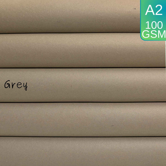 A2 Grey Sugar Paper Recycled 100gsm