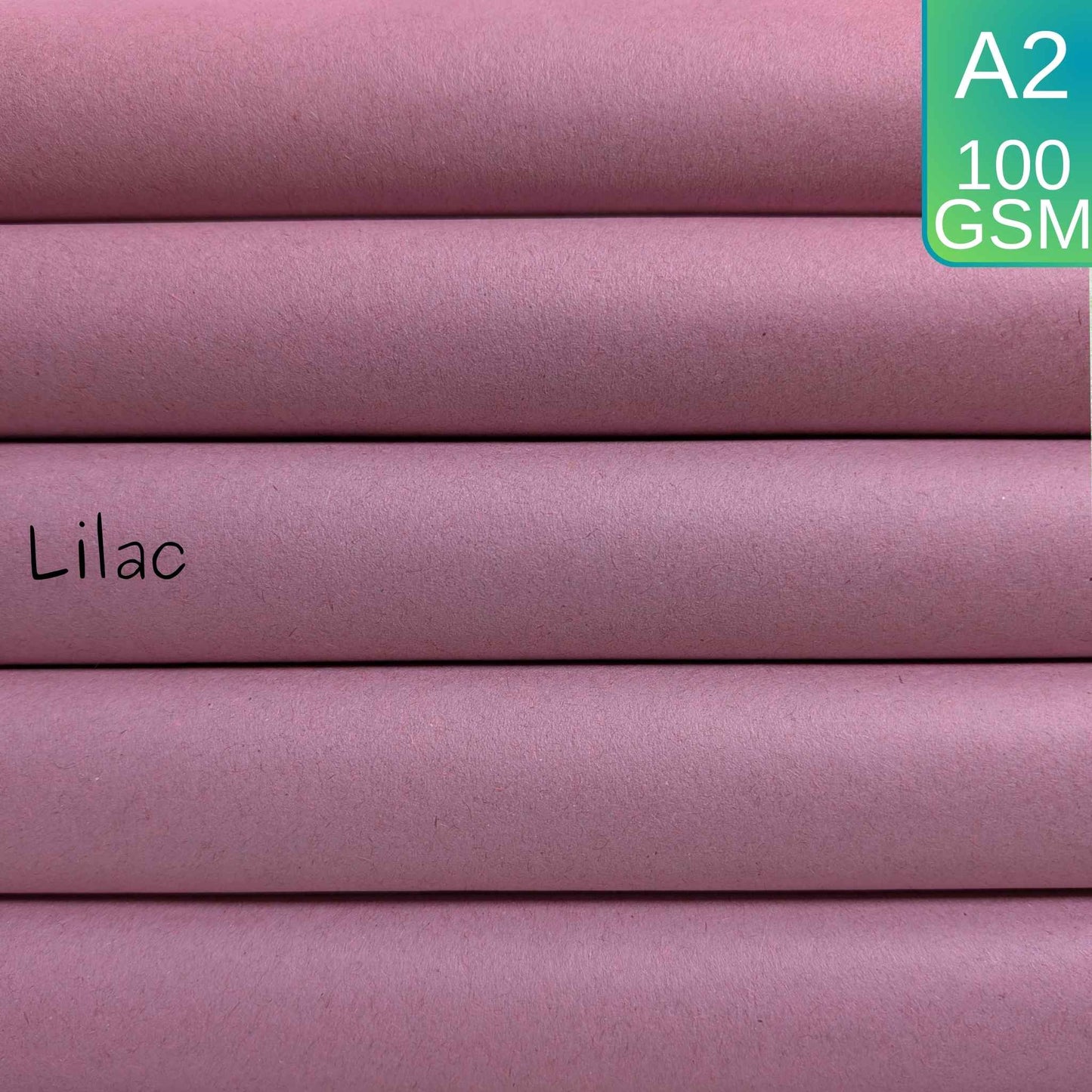 A2 Lilac Purple Sugar Paper Recycled 100gsm