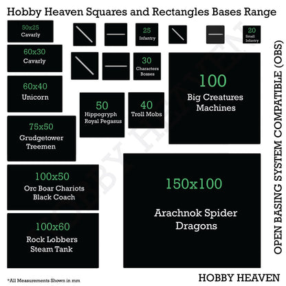 60mm Round Plain Plastic Bases