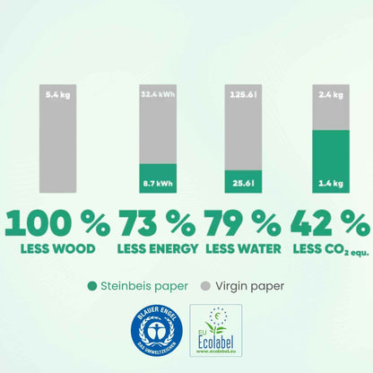 Steinbeis Classic №1 A4 Printer Paper 100% Recycled 80 gsm Natural White