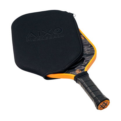 Pickleball Paddle Aixo P14C Reaper Series Tiger King 18K Raw Carbon