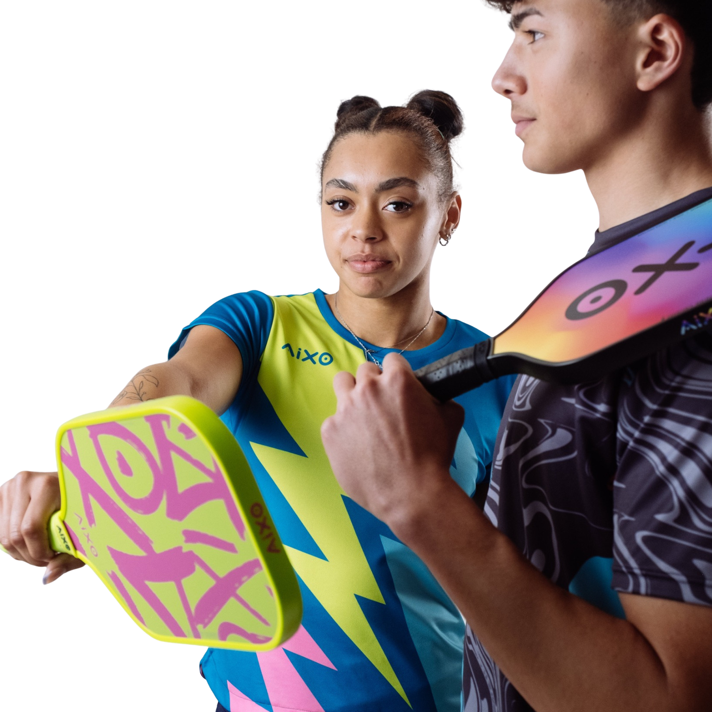 Pickleball Paddle Aixo CP03 Ghost Series Prism Break T700 Carbon