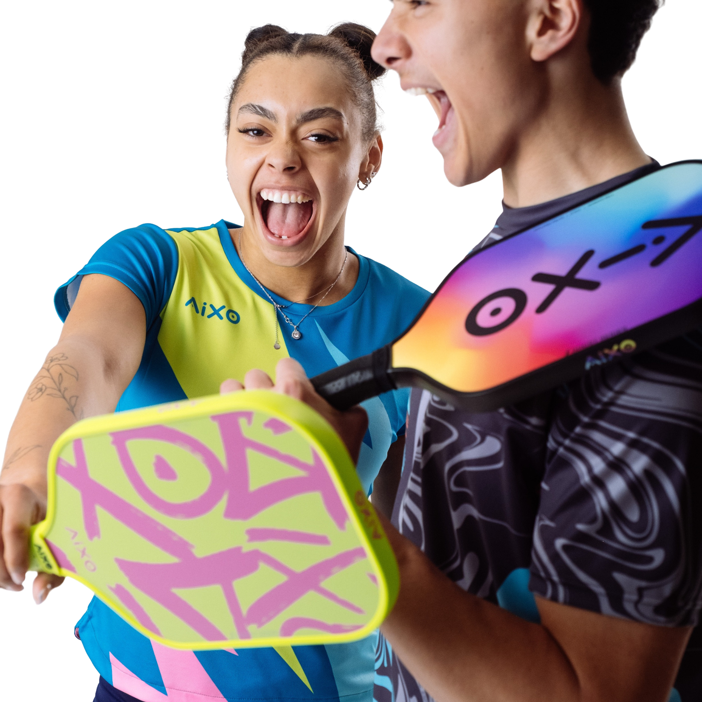 Pickleball Paddle Aixo CP03 Ghost Series Prism Break T700 Carbon