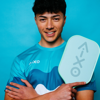 Pickleball Paddle Aixo CP03 Ghost Series Pastel De Mint T700 Carbon