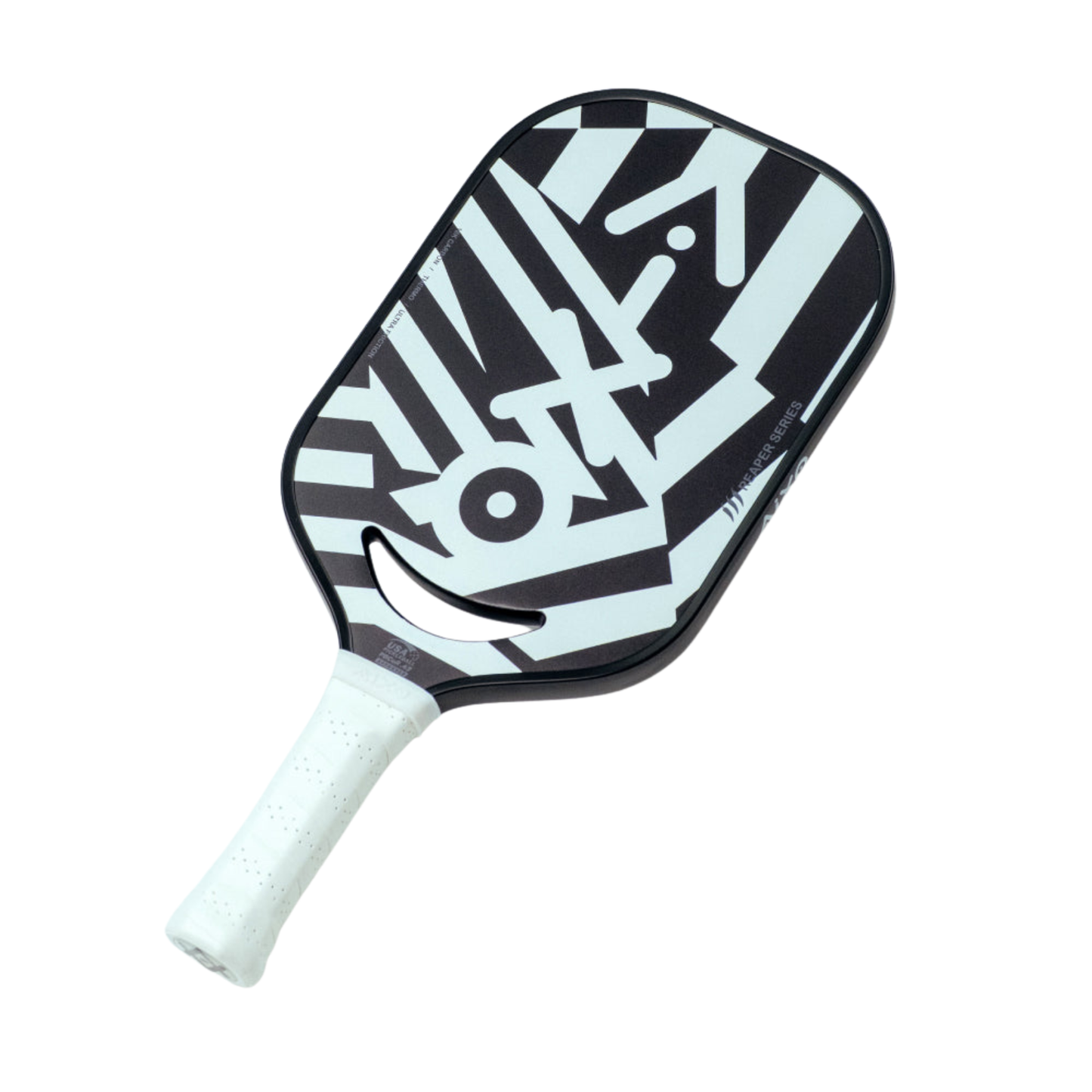 Pickleball Paddle Aixo P14C Reaper Series Chaos Camo 18K Raw Carbon
