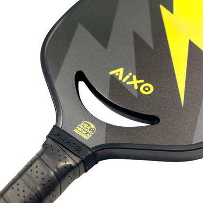 Pickleball Paddle Aixo P14C Reaper Series Insane Bolt 18k Raw Carbon