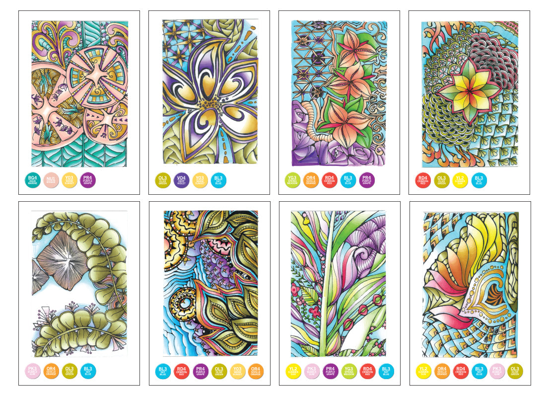 Chameleon Color Cards  - Zen (16 Pack)