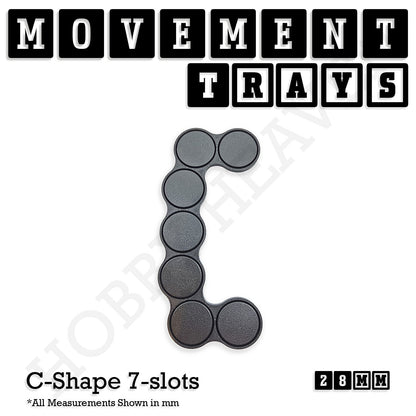 28mm Movement Trays for Tabletop Games | Wargaming | Full Range