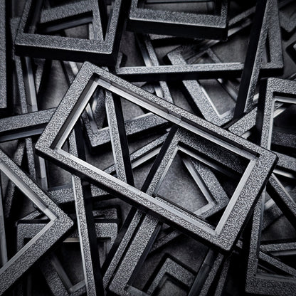 50x24mm to 60x30mm Rectangle Bases Converters ABS Plastic