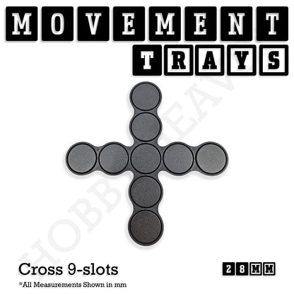 28mm Movement Trays for Tabletop Games | Wargaming | Full Range