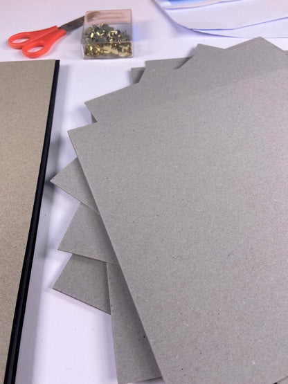 A2 Thick Greyboard 1500 Micron Backing Board Recycled