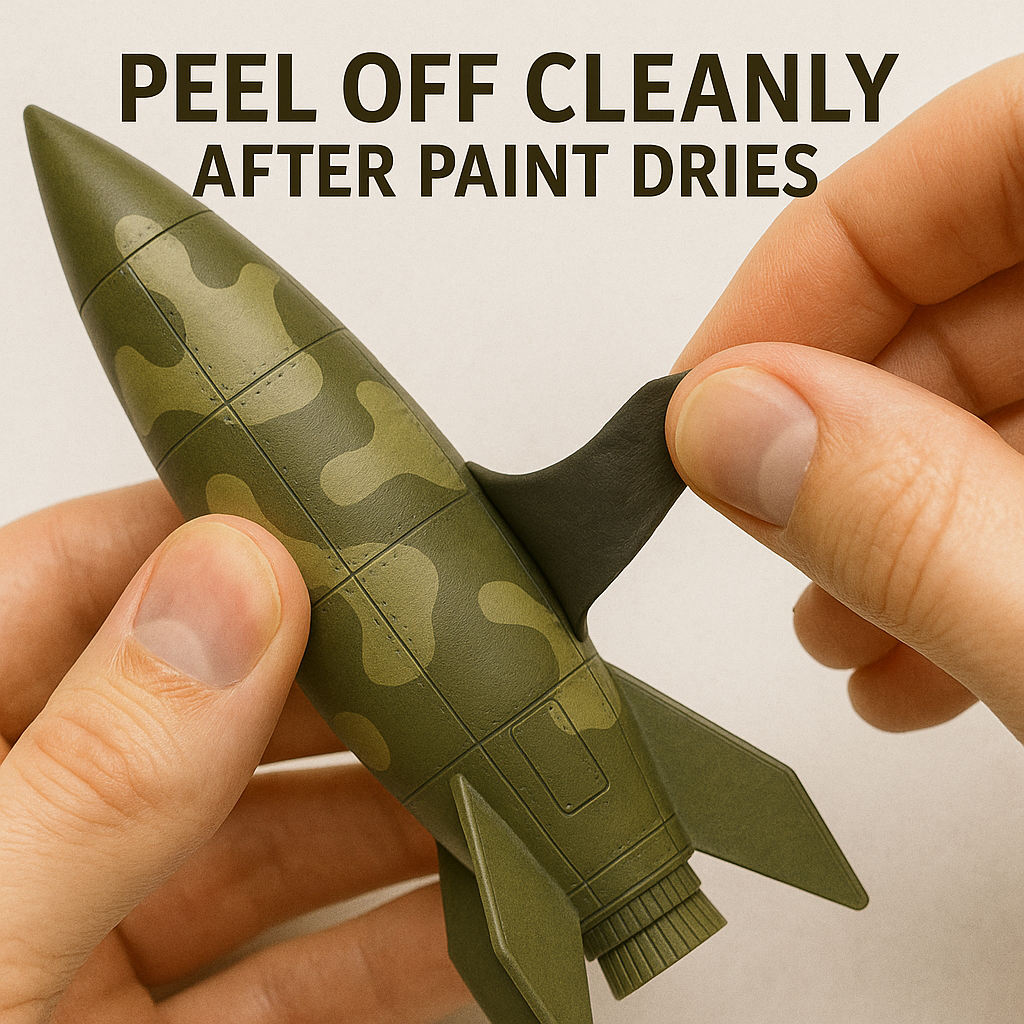 Elastic Masking Putty for Airbrushing – Reusable Camouflage Tool | Hobby Heaven HHP-1001