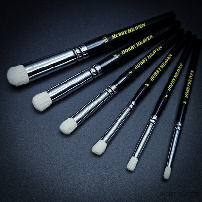Hobby Heaven Dry Brush Set — Goat Hair Domed