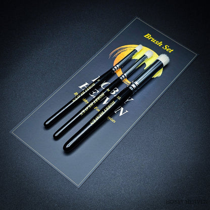 Hobby Heaven Dry Brush Set — Goat Hair Domed