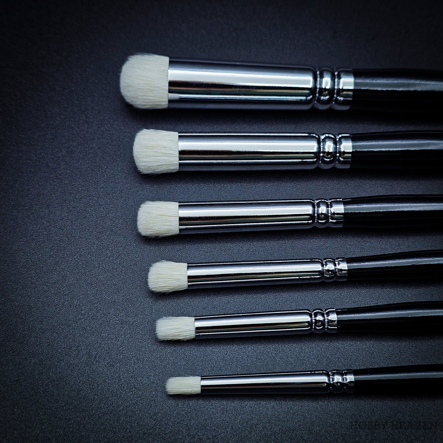 Hobby Heaven Dry Brush Set — Goat Hair Domed