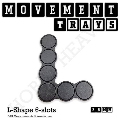28mm Movement Trays for Tabletop Games | Wargaming | Full Range