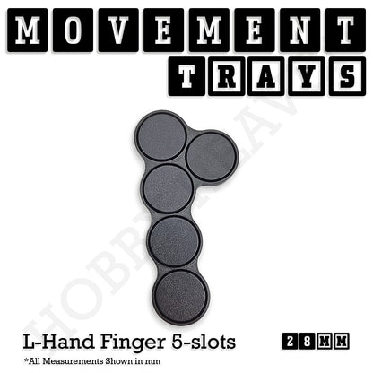 28mm Movement Trays for Tabletop Games | Wargaming | Full Range