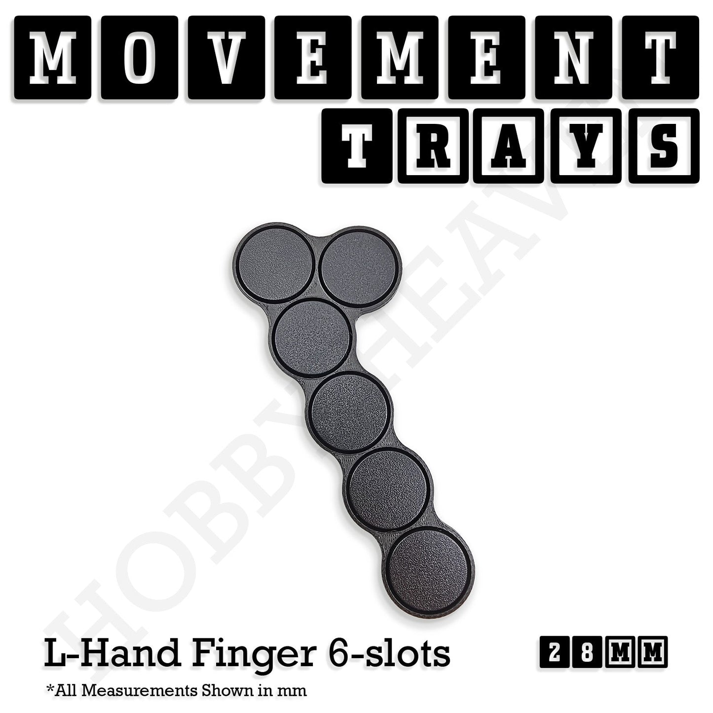 28mm Movement Trays for Tabletop Games | Wargaming | Full Range