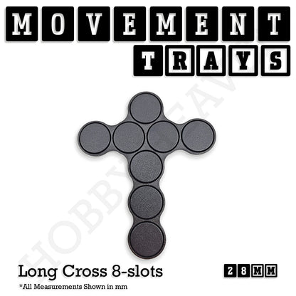 28mm Movement Trays for Tabletop Games | Wargaming | Full Range