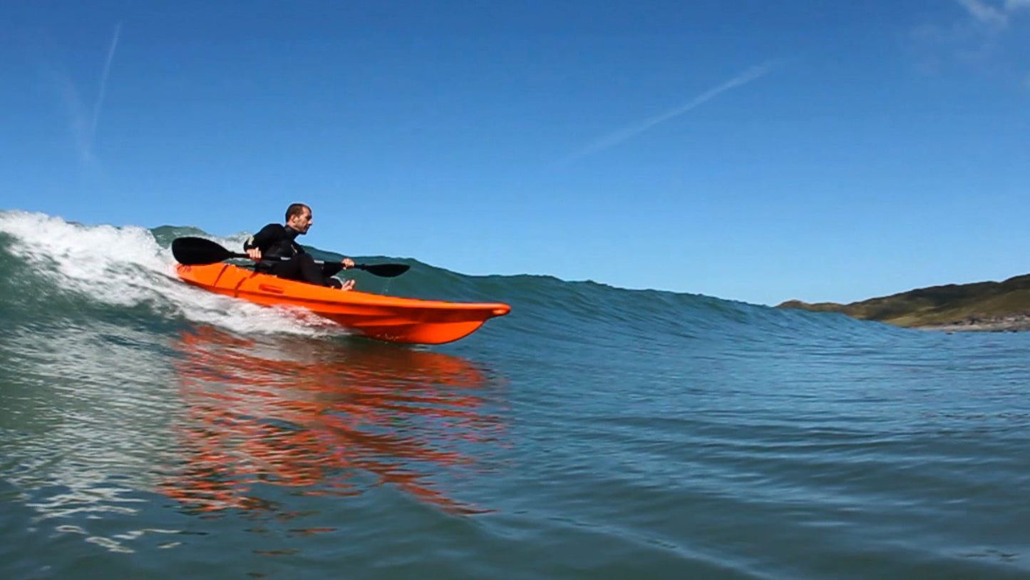 Surf Eco Kayak | 100% Ocean Plastic | Black | Agile & Fun